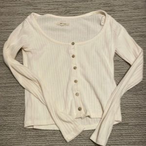 cute ribbed madewell button down
